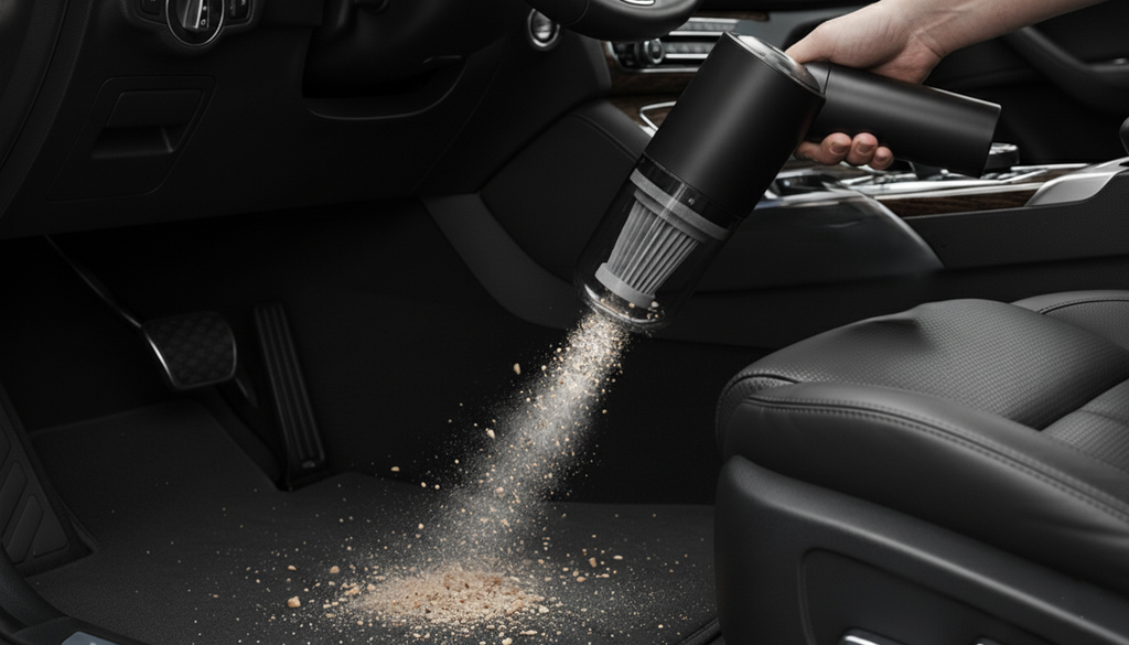 Clenvo TurboVac – Portable Car Vacuum Cleaner