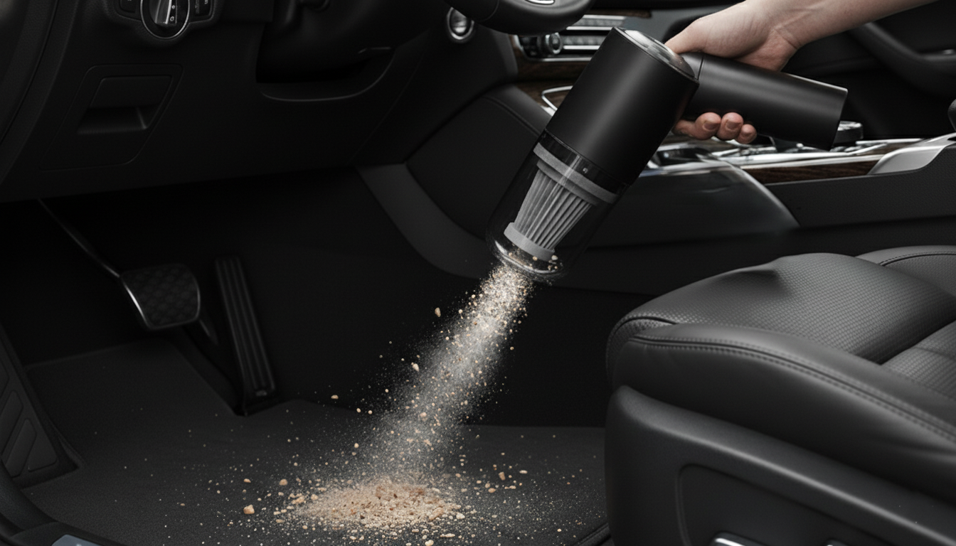 Clenvo TurboVac – Portable Car Vacuum Cleaner